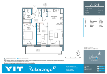 Mieszkanie w inwestycji: Rakoczego 17