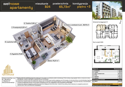 Mieszkanie w inwestycji: Osiedle Wełnowe Apartamenty