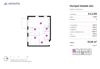 Mieszkanie w inwestycji: Murapol Osiedle Zen - etap II