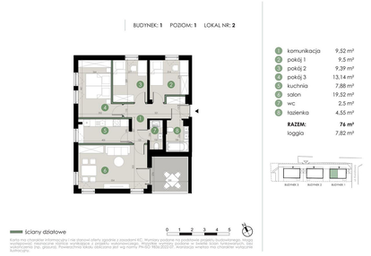 Mieszkanie w inwestycji: Osiedle Kwiatowa