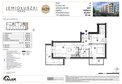 Mieszkanie w inwestycji: Jemiołuszki Park etap 2