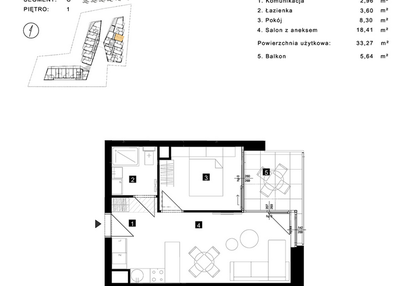 Mieszkanie w inwestycji: Cisha Apartamenty Dziwnów