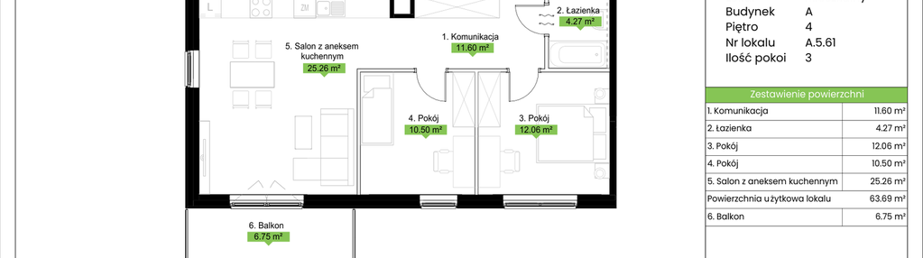 Mieszkanie w inwestycji: JA_SIELSKA V
