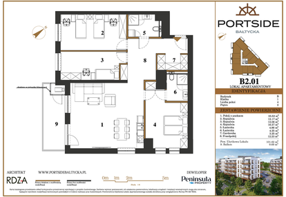 Mieszkanie w inwestycji: Portside Bałtycka