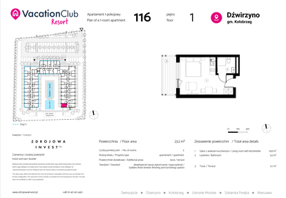 Mieszkanie w inwestycji: VacationClub Resort