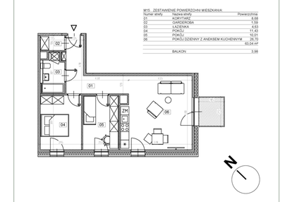 Mieszkanie w inwestycji: Osiedle Glivia Zachodnia
