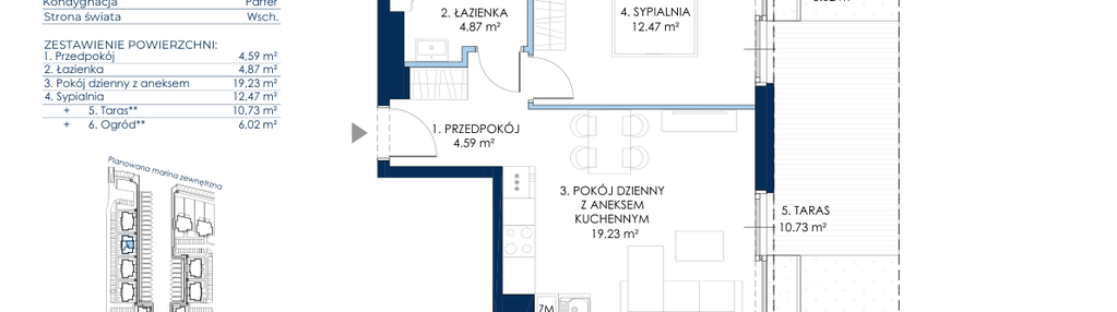 Mieszkanie w inwestycji: Sol Marina etap III