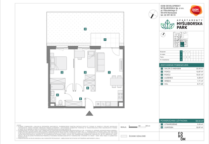 Mieszkanie w inwestycji: Apartamenty Myśliborska Park