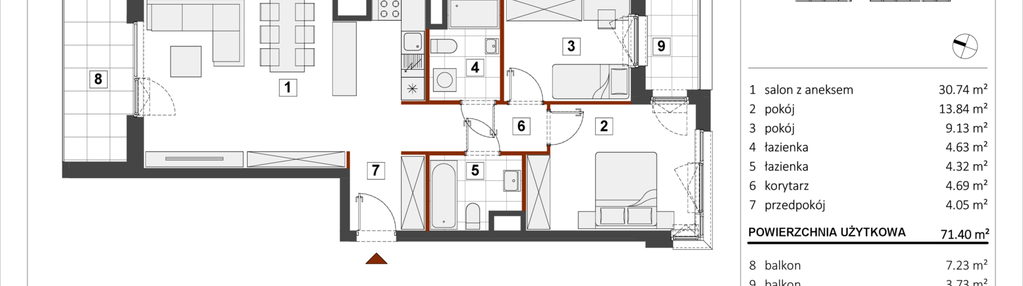 Mieszkanie w inwestycji: Warszawski Świt etap VIII