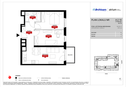 Mieszkanie w inwestycji: Atrium - Nowy Szczepin