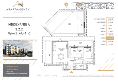 Mieszkanie w inwestycji: Apartamenty Nowe Miasto