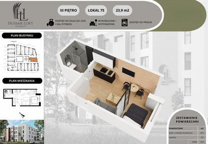 Mieszkanie w inwestycji: Hussar Loft - Apartamenty inwestycyjne