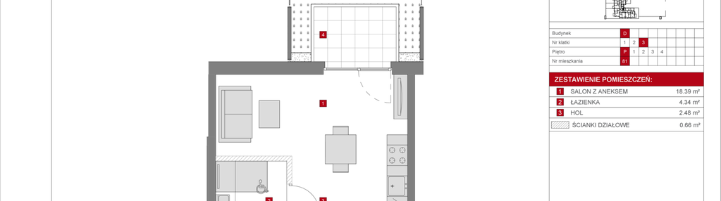 Mieszkanie w inwestycji: Dzielnica Mieszkaniowa Metro Zachód - etap 8.2