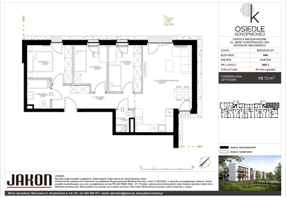 Mieszkanie w inwestycji: Osiedle Konopnickiej etap II