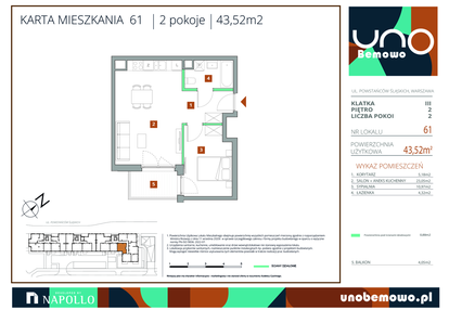 Mieszkanie w inwestycji: UNO Bemowo