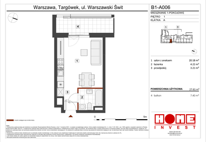 Mieszkanie w inwestycji: Warszawski Świt etap VIII