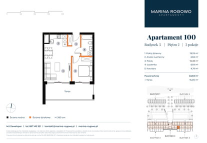 Mieszkanie w inwestycji: Apartamenty Marina Rogowo