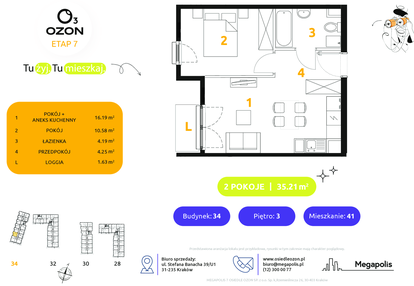 Mieszkanie w inwestycji: Osiedle Ozon etap VII