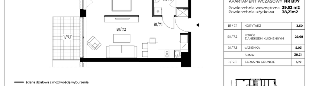Mieszkanie w inwestycji: Apartamenty Klimatyczna