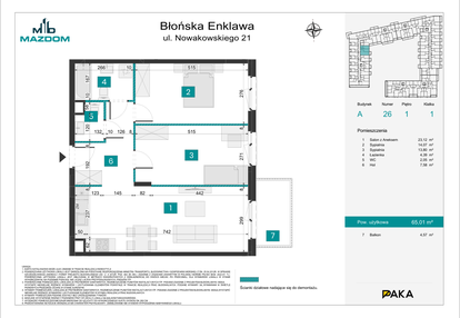 Mieszkanie w inwestycji: Błońska Enklawa