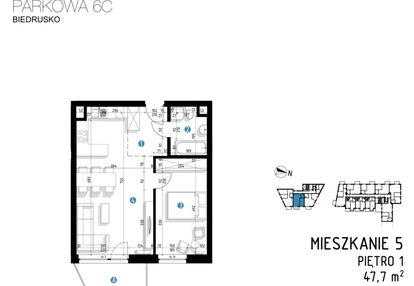Mieszkanie w inwestycji: Parkowa 6AC - ETAP III