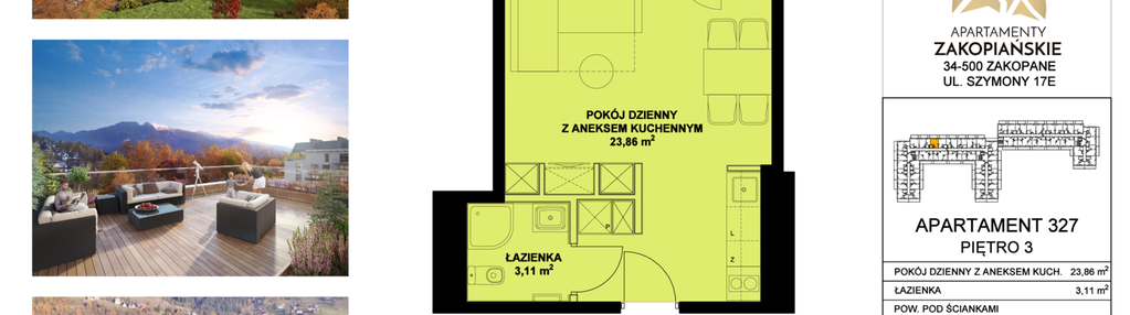 Mieszkanie w inwestycji: Apartamenty Zakopiańskie