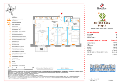 Mieszkanie w inwestycji: Zielone Sady etap III