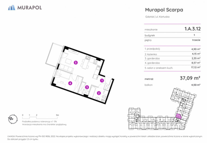 Mieszkanie w inwestycji: Murapol Scarpa