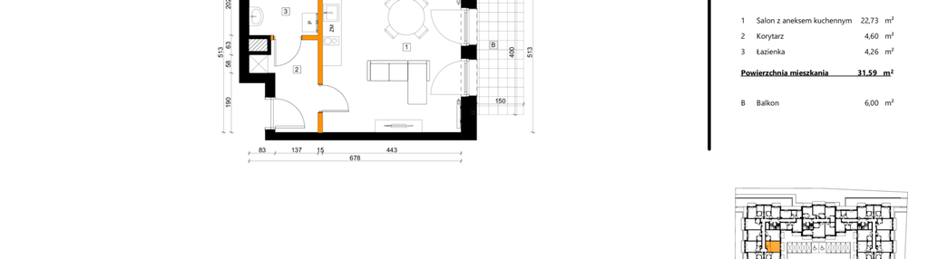 Mieszkanie w inwestycji: SPOT