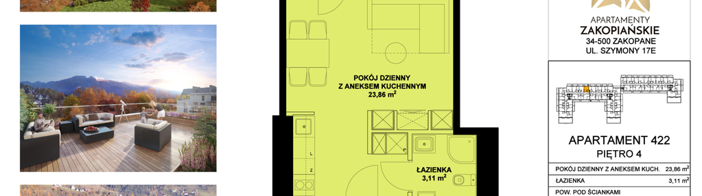 Mieszkanie w inwestycji: Apartamenty Zakopiańskie