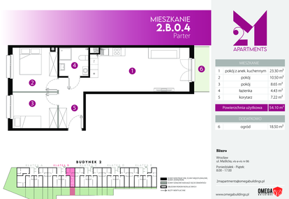 Mieszkanie w inwestycji: 2M Apartments Etap III