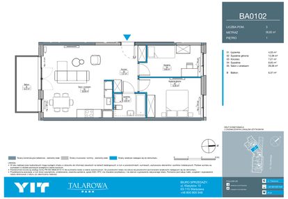 Mieszkanie w inwestycji: Talarowa Park