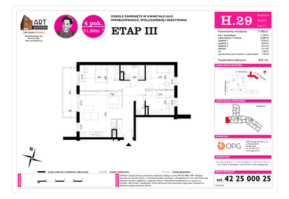 Mieszkanie w inwestycji: ART MODERN etap III - bud. H