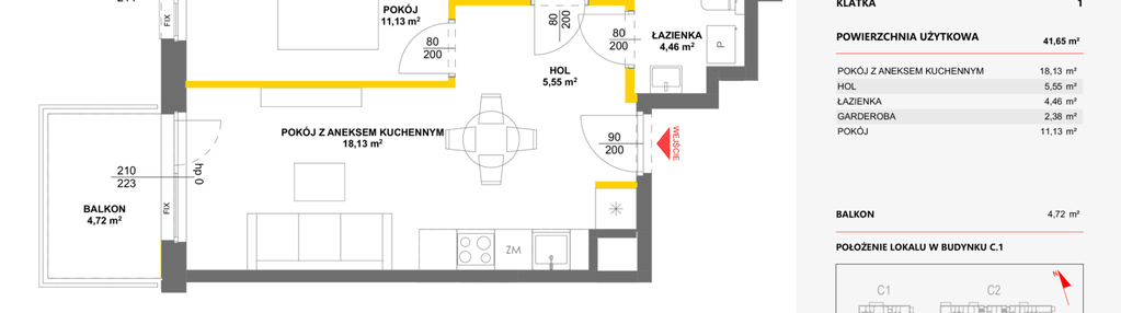 Mieszkanie w inwestycji: Miasteczko Julianów etap 2