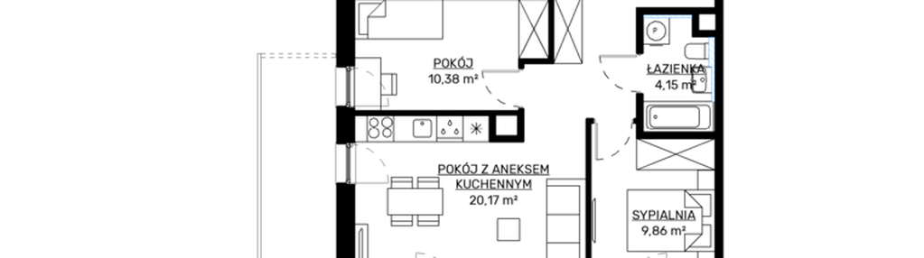 Mieszkanie w inwestycji: KWADRAT etap 2