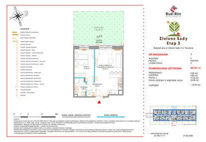 Mieszkanie w inwestycji: Zielone Sady etap III B2