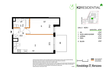 Mieszkanie w inwestycji: Kowalskiego 37