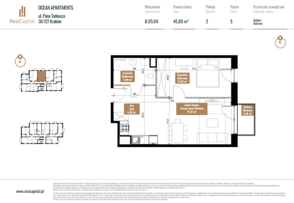 Mieszkanie w inwestycji: Ocean Apartments