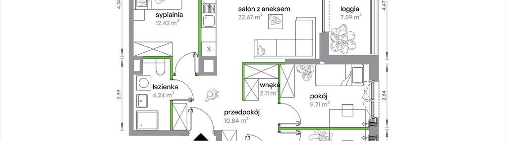 Mieszkanie w inwestycji: Sochaczewska Vita