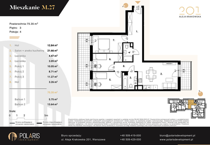 Mieszkanie w inwestycji: Aleja Krakowska 201