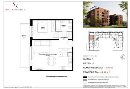 Mieszkanie w inwestycji: Siedlecka Residence