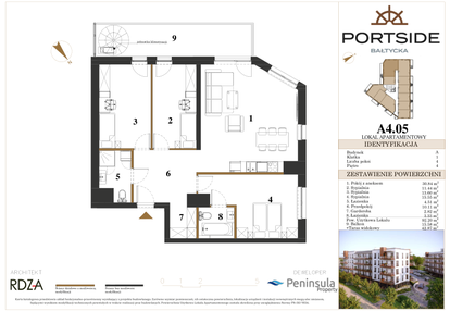 Mieszkanie w inwestycji: Portside Bałtycka