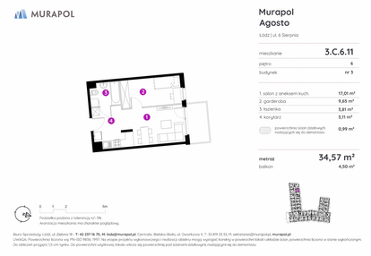 Mieszkanie w inwestycji: Murapol Agosto