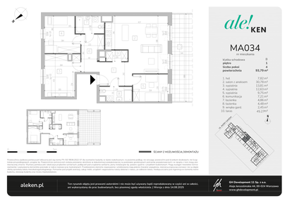 Mieszkanie w inwestycji: Ale!Ken