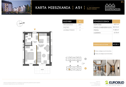 Mieszkanie w inwestycji: Osiedle Kasprowicza