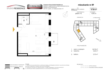 Mieszkanie w inwestycji: Studio Residence