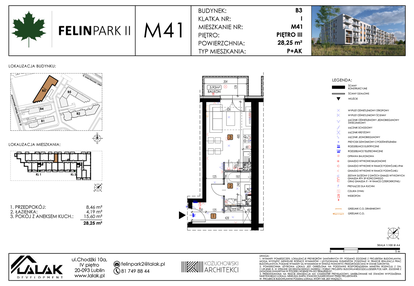Mieszkanie w inwestycji: Felin Park II etap 2