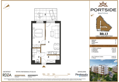 Mieszkanie w inwestycji: Portside Bałtycka