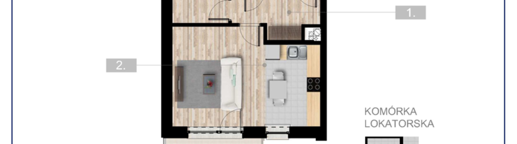 Mieszkanie w inwestycji: Szczytno Dąbrowskiego - etap 3