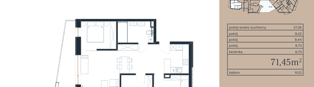 Mieszkanie w inwestycji: PRATUM APARTAMENTY ETAP I